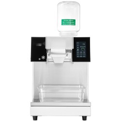 Lumihiutalejääkone ilmalla jäähdytettävä ruostumatonta terästä 230 kg vuorokaudessa 700 wattia ammattikäyttöön