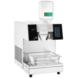 Lumihiutalejääkone ilmalla jäähdytettävä ruostumatonta terästä 230 kg vuorokaudessa 700 wattia ammattikäyttöön