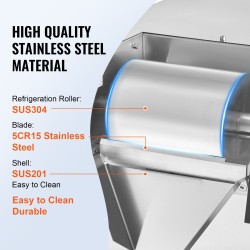 Lumihiutalejäälaite ruostumaton teräs 260 kg 24 tunnissa ilmajäähdytys kaksi 4 L koria