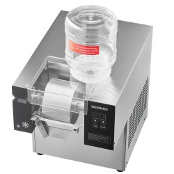 Lumihiutalejääkone ruostumatonta terästä 80 kilogrammaa vuorokaudessa ilmajäähdytys kahdella kolmen litran korilla