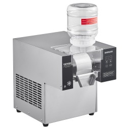 Lumihiutalejääkone ruostumatonta terästä 80 kilogrammaa vuorokaudessa ilmajäähdytys kahdella kolmen litran korilla