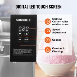 Hiutalejääkone ruostumattomasta teräksestä ilmaviilennys 170 kg/24 h kaksi 3 l säiliötä ammattikäyttöön