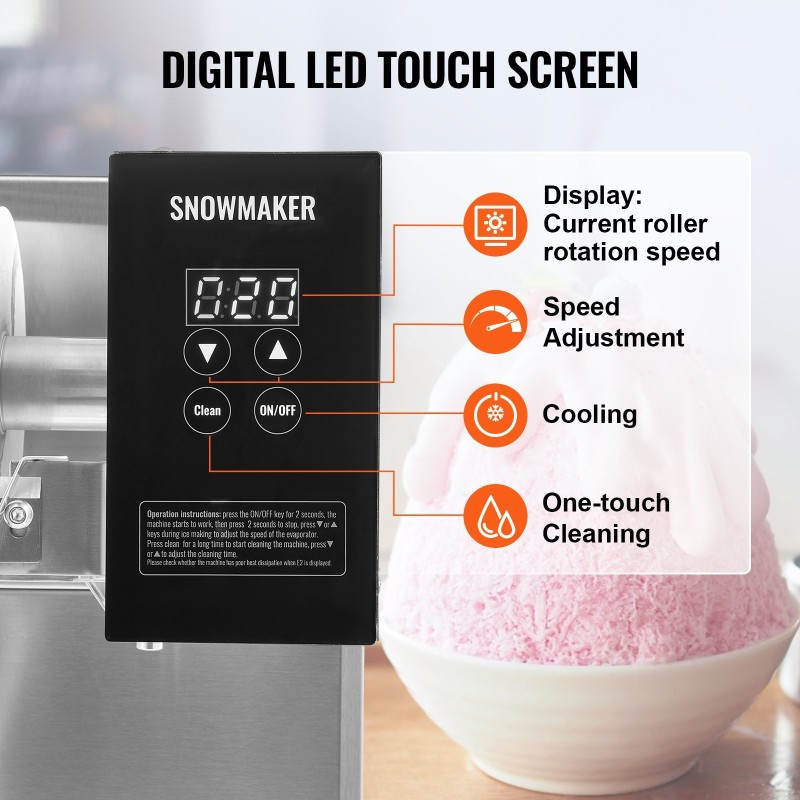 Hiutalejääkone ruostumattomasta teräksestä ilmaviilennys 170 kg/24 h kaksi 3 l säiliötä ammattikäyttöön