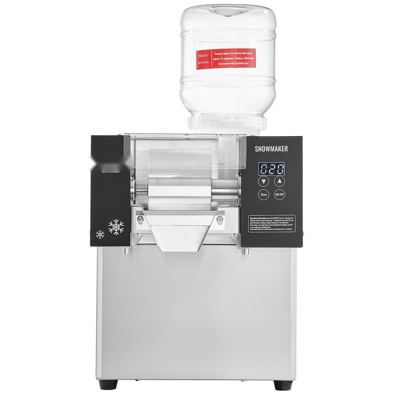 Hiutalejääkone ruostumattomasta teräksestä ilmaviilennys 170 kg/24 h kaksi 3 l säiliötä ammattikäyttöön