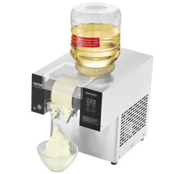 Lumihiutalejääkone ruostumaton teräs 125 kilogrammaa vuorokaudessa ilmajäähdytys ammattikäyttöön