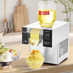 Lumihiutalejääkone ruostumaton teräs 125 kilogrammaa vuorokaudessa ilmajäähdytys ammattikäyttöön