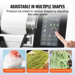 Hiutalejääkone ruostumatonta terästä 700 wattia 240 kg vuorokaudessa nestekiertoinen jäähdytys ammattikäyttöön