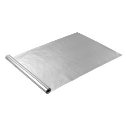 Kaksipuolinen heijastava eristerulla alumiinifolio ja perforoitu kudottu kangas 1,22x76,2 m