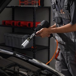 Mutteri-iskuhylsysarja 12,7 mm veto Cr-Mo-teräs 8-osainen 6-kulmainen syvät hylsyt säilytyskotelolla