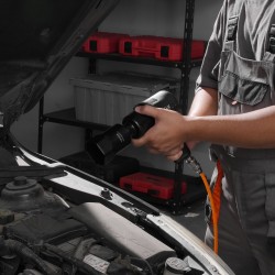 Pyöränlaakerin lukkomutterihylsysarja 12,7 mm 7-osainen CR-MO-teräksinen 6-kulmainen säilytyslaatikolla