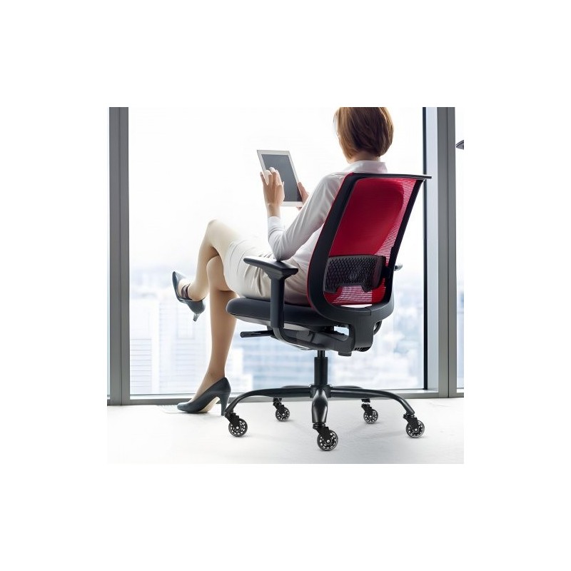 Toimistotuolin jalkaristikko 710 mm musta 1134 kg kantavuus kaasujousella ja rullilla