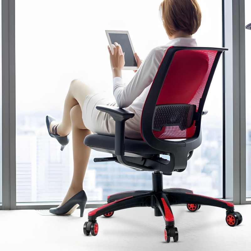 Toimistotuolin viisisakarainen jalusta 28 tuumaa 1134 kg kantavuus 5 pyörää