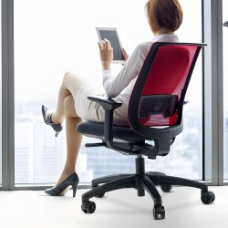 Toimistotuolin 28 tuuman jalkaristikko vahvistetut jalat 1134 kg kantavuus 5 rullaa musta