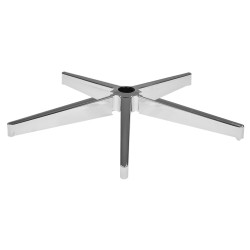 Toimistotuolin jalkaristikko viisisakarainen 28 tuumainen metallivahvistettu 1134 kg staattinen kantavuus