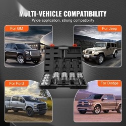 Holkkien veto ja puristussarja 28-osainen teräksinen 20 holkkia kantolaukulla