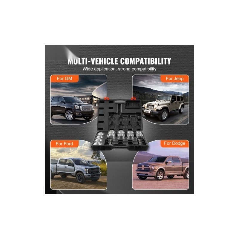 Holkkien veto ja puristussarja 28-osainen teräksinen 20 holkkia kantolaukulla