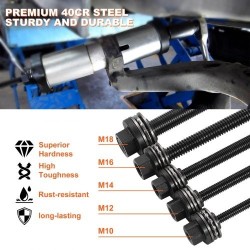 Holkkilaakerin irrotus ja asennussarja 27 osaa holkit terästä kantolaukussa