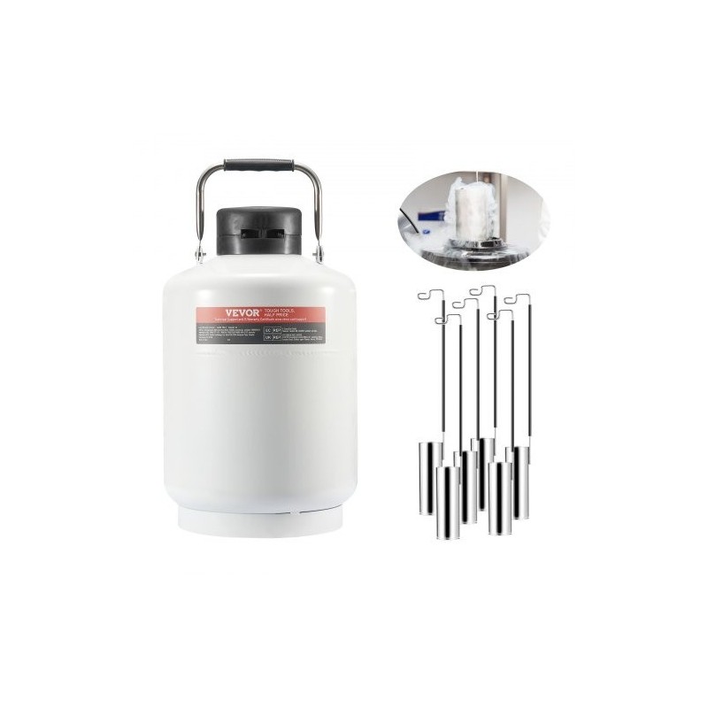 Nestetypensäiliö 6 l ilmailutason alumiinirakenteinen tyhjiöeristetty 6 kasettia kantolaukku