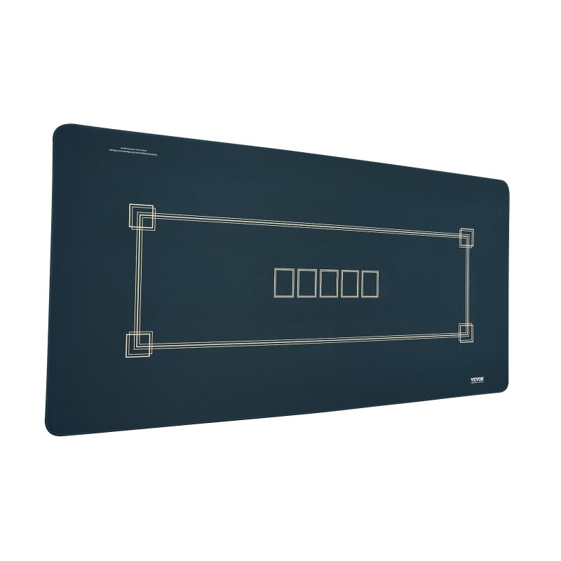 Pokerimatto 1800×900 mm luonnonkumipohjalla vedenpitävä kangaspinta 6–8 pelaajalle taitettava kantokassilla