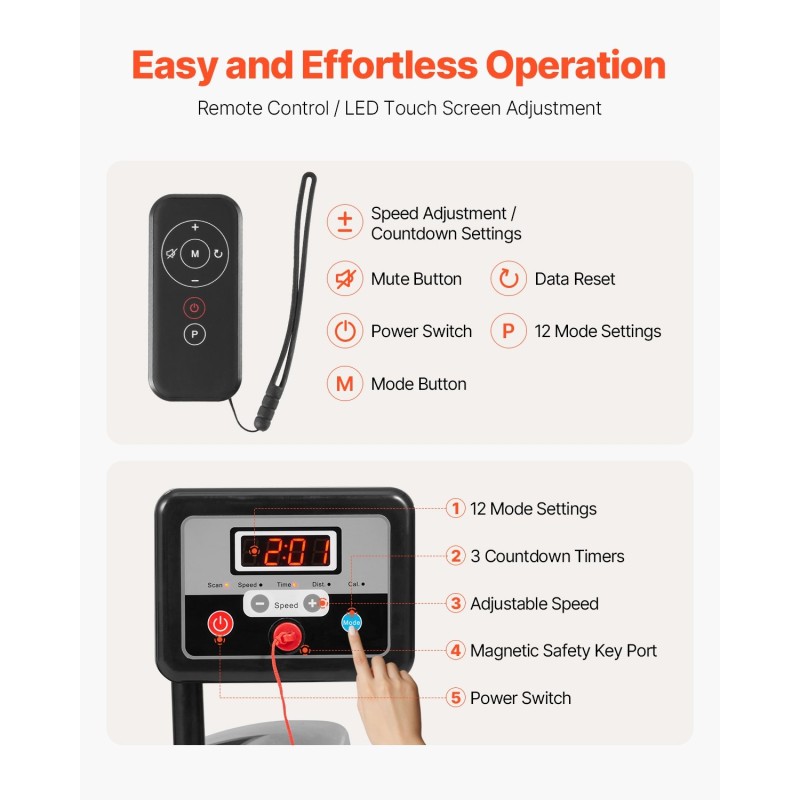 Sähköinen koirien juoksumatto hiiliteräsrunko Oxford-kangas juoksupinnalla kolmella kallistustasolla keskikokoisille koirille