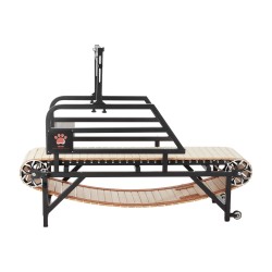 Sähkötön koirien juoksumatto hiiliteräsrunko puujuoksualusta 44 5 cm keskikokoisille ja suurille koirille