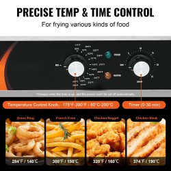 Sähköinen kaksisäiliöinen rasvakeitin ruostumatonta terästä kaksi 8,5 litran säiliötä ammattikeittiöön