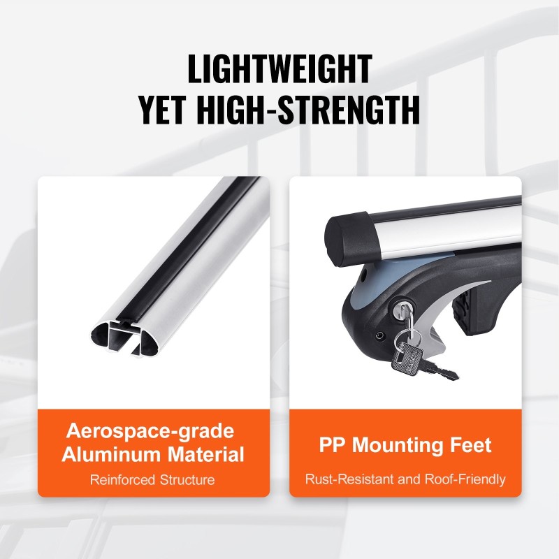 Kattotelineen poikittaiskiskot 135 senttimetriä 2 kpl korotetuille sivukaiteille