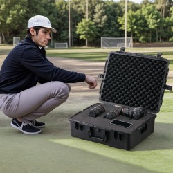 Kovakotelo IP67 vedenpitävä 560×430×205 mm esileikattu vaahtomuovi lukitusreiät