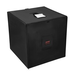 Valokuvausvalolaatikko 1000×1000×1000 mm 210 LED-valoa 5600 K verkkovirtasovitin