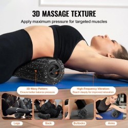 Korkeatiheyksinen vaahtorulla 400 mm värisevä kolmiulotteinen teksturoitu nelitasoinen ladattava palautumiseen