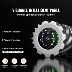 Värisevä hierontarulla 16-tuumainen korkeatiheyksinen EVA-pinta 5 värinävoimakkuutta 3 värinätilaa