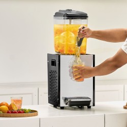 Juoma-annostelija 12 l 304 ruostumaton teräs jäähdytys 7–12 °C ravintola-baarikäyttöön