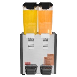 Kaksisäiliöinen kylmäjuoma annostelija 2 säiliötä 10 l ravintoloihin baareihin