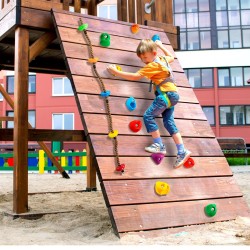 Kiipeilyotteet 32 kpl PP-kopolymeeri erikokoiset värilliset sisä- ja ulkokäyttöön