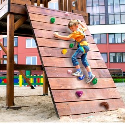 Kiipeilyotteet 32 kpl PP-kopolymeeri erikokoiset lapsille ja aikuisille sisä- ja ulkokäyttöön