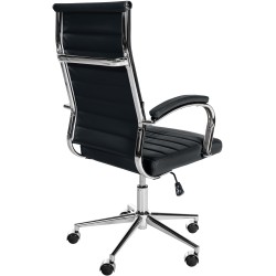 Laadukas nahkainen toimistotuoli ergonomisella muotoilulla ja säädettävyydellä