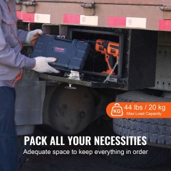 Alumiininen lukittava alalaatikko ajoneuvojen alle mitat 45,7×30,5×35,6 cm