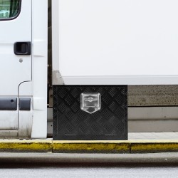 Alumiininen lukittava alalaatikko ajoneuvojen alle mitat 45,7×30,5×35,6 cm