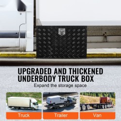 Alarunkoinen alumiininen timanttikuvioitu säilytyslaatikko 1219x610x610 mm lukittava säänkestävä