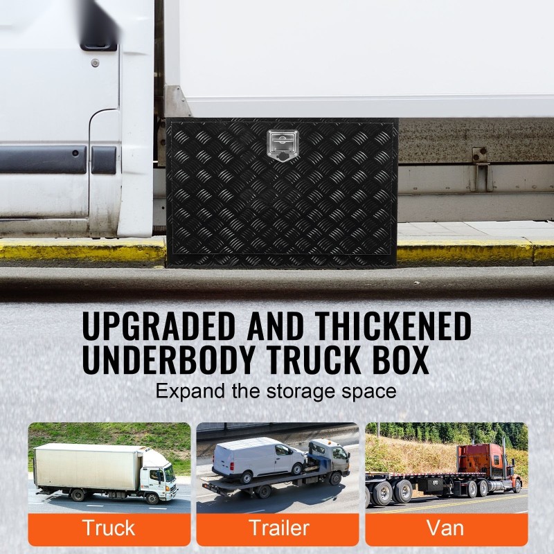 Alarunkoinen alumiininen timanttikuvioitu säilytyslaatikko 1219x610x610 mm lukittava säänkestävä