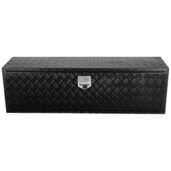 Alumiininen alalaatikko ajoneuvoon 1524x432x457 mm timanttipintainen lukittava T mallinen kahva