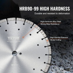 Timanttilaikka 350 mm 12 mm segmenttikorkeus 25,4 mm keskireikä betonille