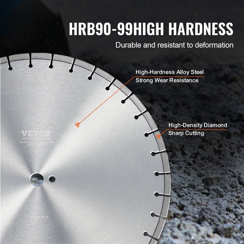 Timanttiterä betonisahaan 350 mm 10 mm timanttisegmentti 25,4 mm keskireikä