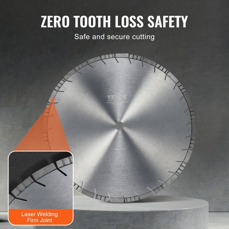 Timanttilaikka 450 mm viistohampainen 12 mm segmentti 25,4 mm keskireikä 1 kpl