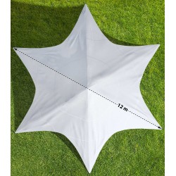 Suuri tähtiteltta 12m juhliin ja tapahtumiin vedenkestävä polyesteri
