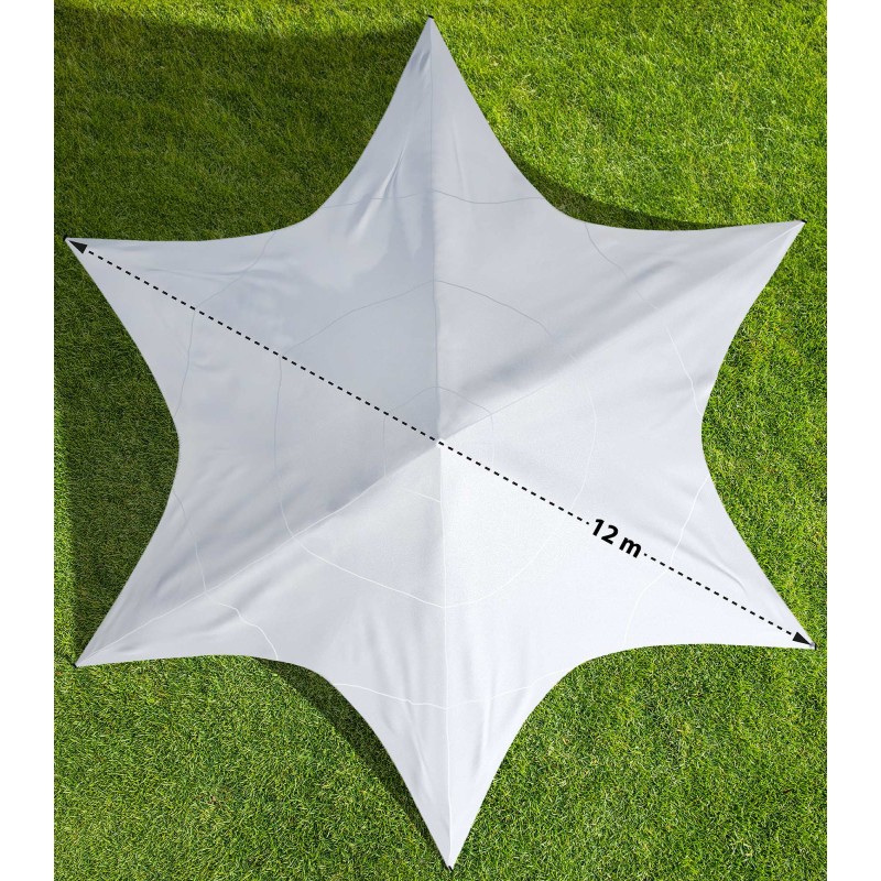 Suuri tähtiteltta 12m juhliin ja tapahtumiin vedenkestävä polyesteri