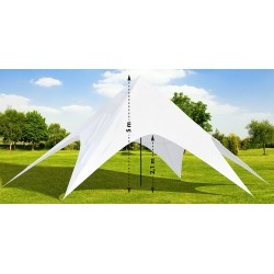 Suuri tähtiteltta 12m juhliin ja tapahtumiin vedenkestävä polyesteri