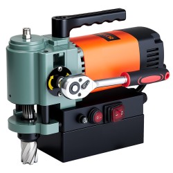 Matalaprofiilinen magneettiporakone metallirunko 1300W 35 mm poraushalkaisija 10000N magneettivoima 19 mm varsi