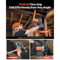 Matalaprofiilinen magneettiporakone metallirunko 1300W 35 mm poraushalkaisija 10000N magneettivoima 19 mm varsi