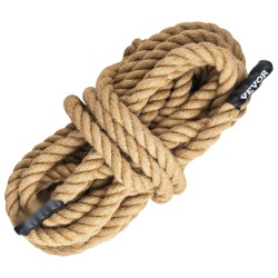 Juuttiköysi kolmisäikeinen 25 4 mm 15 24 m kiipeilyyn ja treeniin